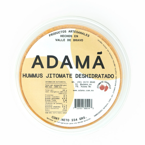Hummus Jitomate Deshidratado Con Chipotle Adama
