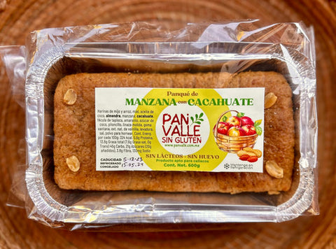 Panqué Manzana con Cacahuate