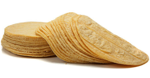 Tortillas de maíz hechas a mano