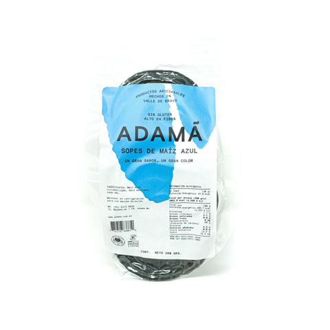 Sopes de Maíz Azul  Adama