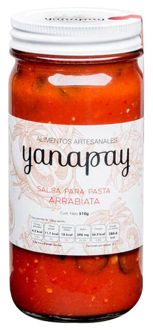 Salsa para pasta arrabiata