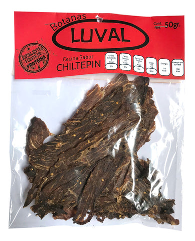 Carne seca chiltepin