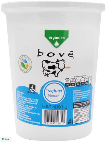Yoghurt orgánico